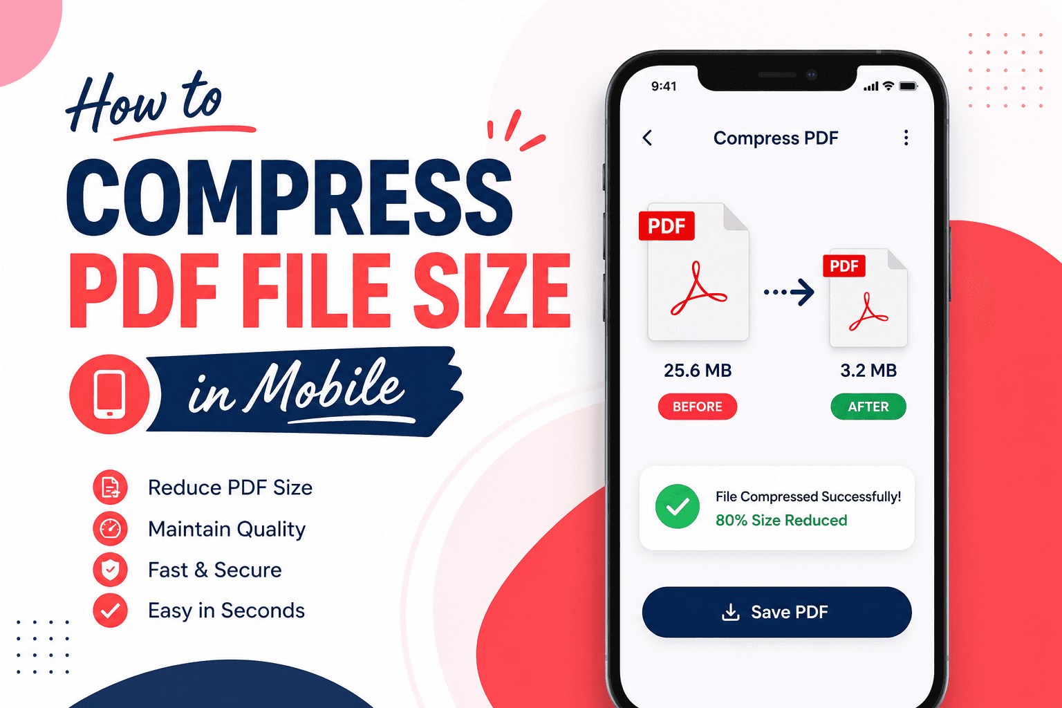 How to Compress PDF File Size in Mobile